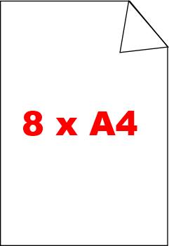 8 x DIN A4