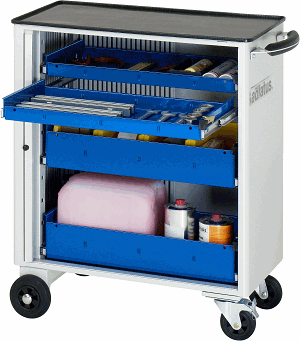 Werkzeugwagen, B 725 x T 400 x H 860 mm