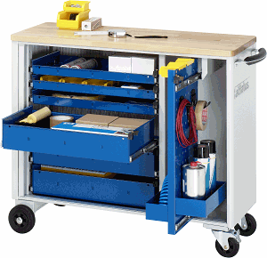 Werkzeugwagen, B 1025 x T 400 x H 860 mm