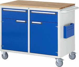 Montagewagen Modell LL5.8.8, B 1145 x T 650 x H 975 mm, Buche-Top 25 mm