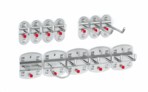 Hakensortiment 12-teilig, alufarben