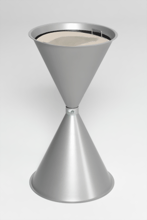 Standascher silber, für Hallen, Flure, Foyers und Warteräume
