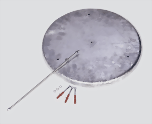 Bodenronde feuerverzinkt für Standascher