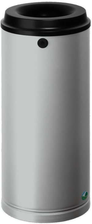 Wandabfallbehälter 24 Liter in silber