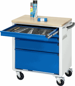 Werkzeugwagen, B 700 x T 500 x H 795 mm