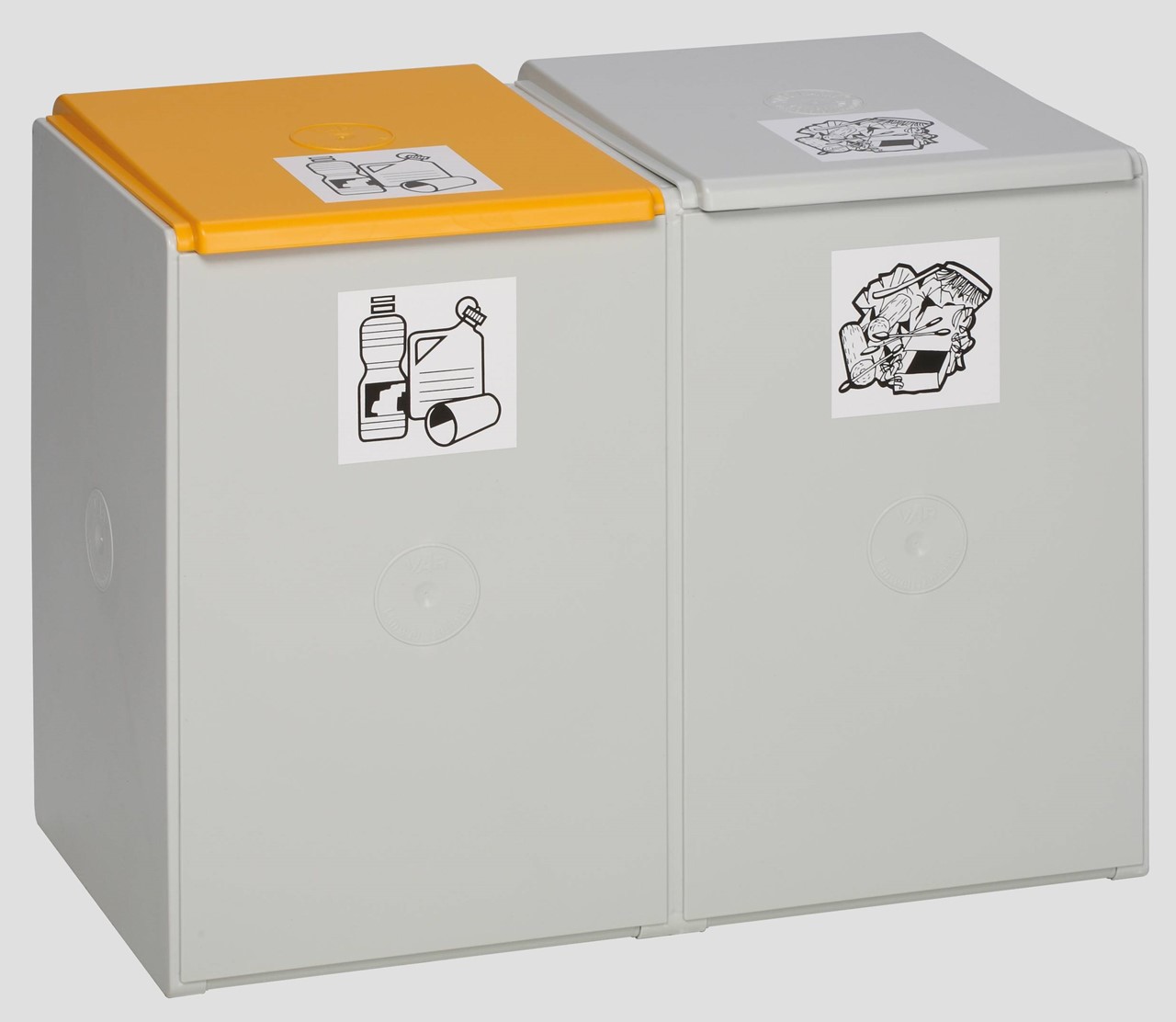 Wertstoffsammelsystem 2-fach WSS 60 Liter für 110 Liter Säcke