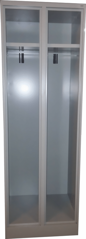 Garderobenschrank 2 Abteile ohne Türen 1800x600x500 mm HxBxT, 1 Stück an Lager