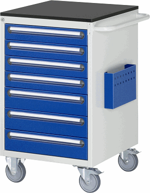 Montagewagen Modell L5.17, B 580 x T 650 x H 970 mm, Melamin-Top 19 mm