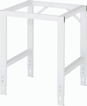 Arbeitstisch - Grundgestell, B 650 x T 860 x H 740-1060 mm, ohne Platte