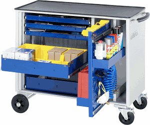 Werkzeugwagen, B 1025 x T 520 x H 890 mm