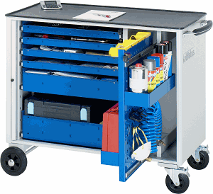 Werkzeugwagen, B 1025 x T 520 x H 890 mm