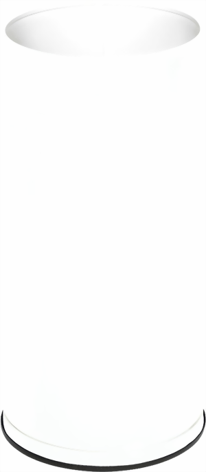 Schirmständer glatt, weiss