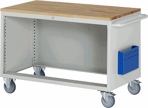 Montagewagen Modell XXL3, B 1145 x T 650 x H 795 mm, Buche-Top 25 mm