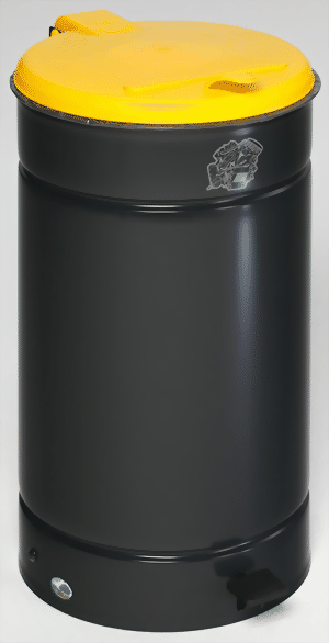 Tretabfallsammler 60 Liter, anthrazit für 60 Liter Abfallsäcke