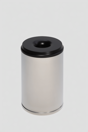 Papierkorb edelstahl feuerfest selbstlöschend, 15 Liter