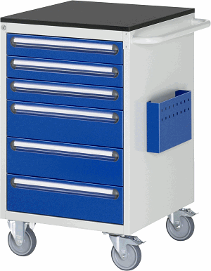 Montagewagen Modell L5.9, B 580 x T 650 x H 970 mm, Melamin-Top 19 mm