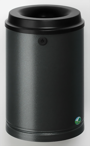 Wandabfallbehälter 15 Liter in antik-silber