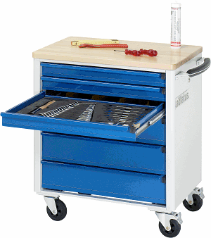 Werkzeugwagen, B 700 x T 500 x H 795 mm