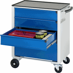 Werkzeugwagen, B 700 x T 500 x H 860 mm