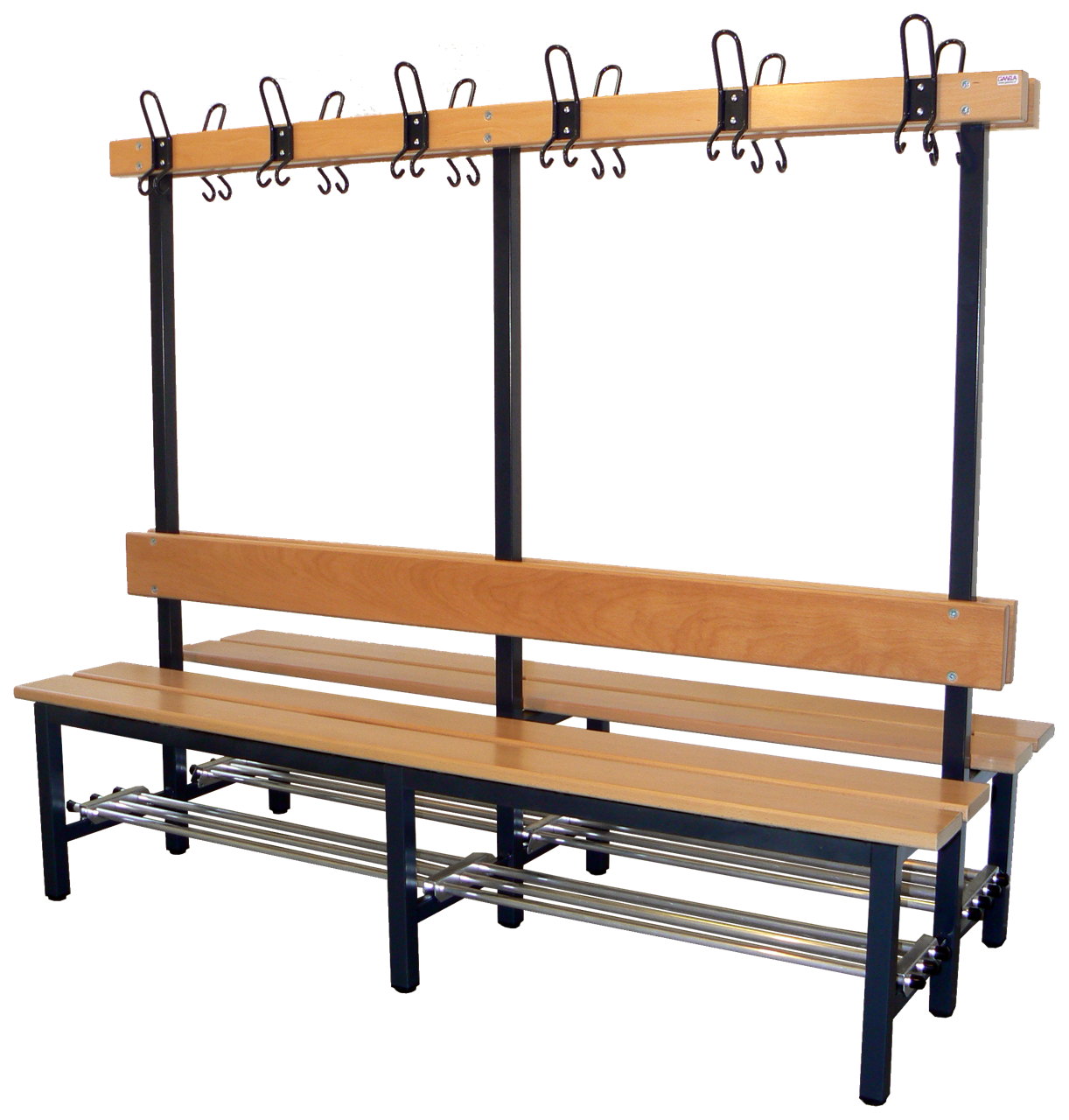 Doppelseitige Sitzbank Kinder, Länge 1500 mm, Tiefe 610 mm