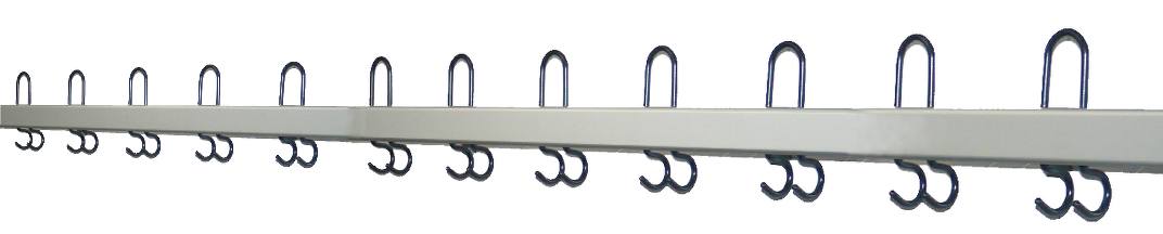 Hakenleiste Secura Länge 2500 mm