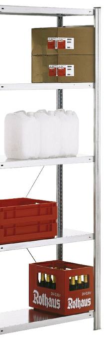 Anbauregal 3000x875x600 mm HxBxT