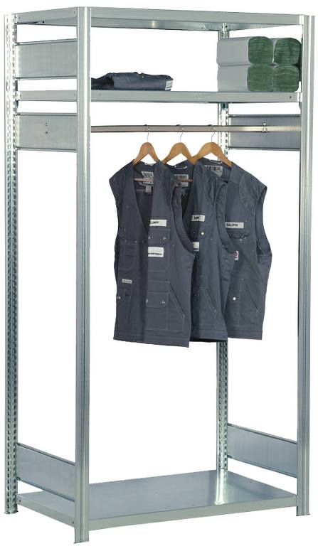 Garderoben-Grundregal erweiterbar
