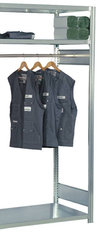 Garderoben-Anbauregal Abschlusselement