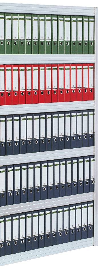 Archivanbauregal 2500x875x300 mm HxBxT
