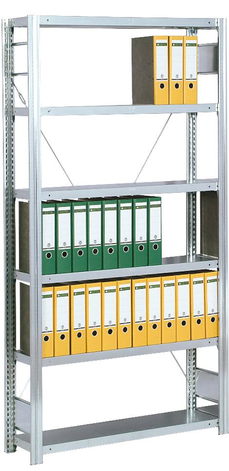 Bürogrundregal Höhe 2325 mm, Breite 1005 mm, Tiefe 300 mm