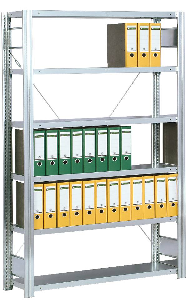 Bürogrundregal Höhe 2325 mm, Breite 1285 mm, Tiefe 300 mm