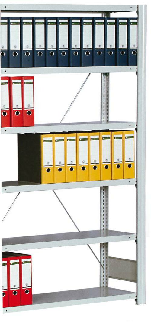 Büroanbauregal Höhe 2325 mm, Breite 1285 mm, Tiefe 300 mm