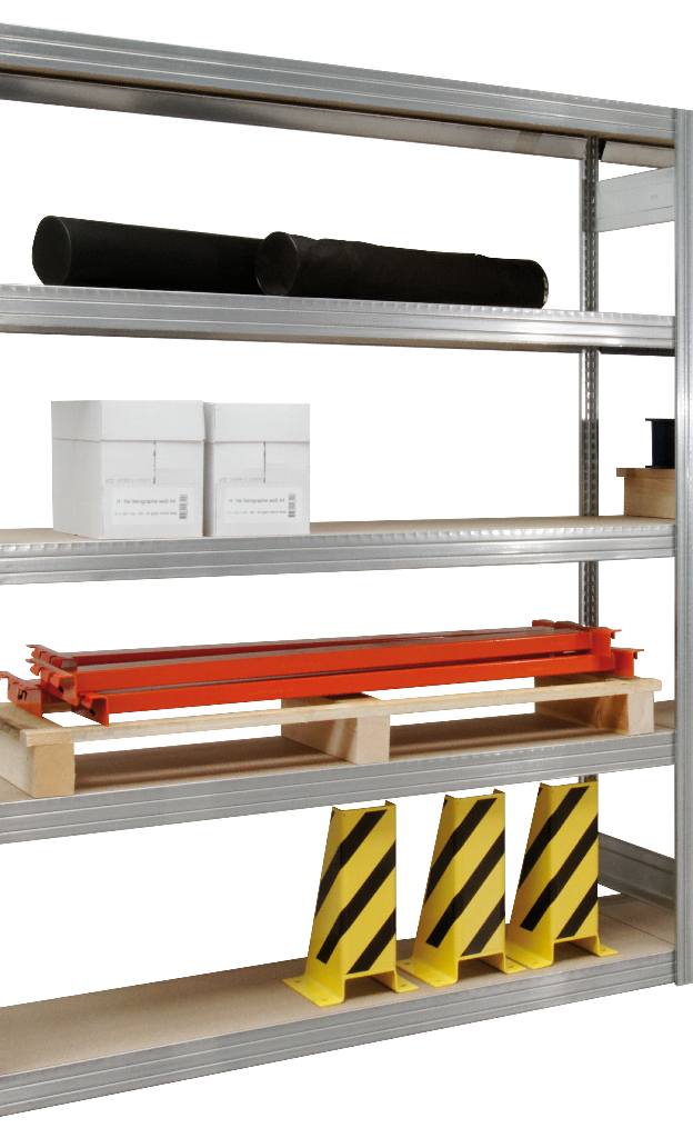 Anbauregal 2500x1695x600 mm HxBxT
