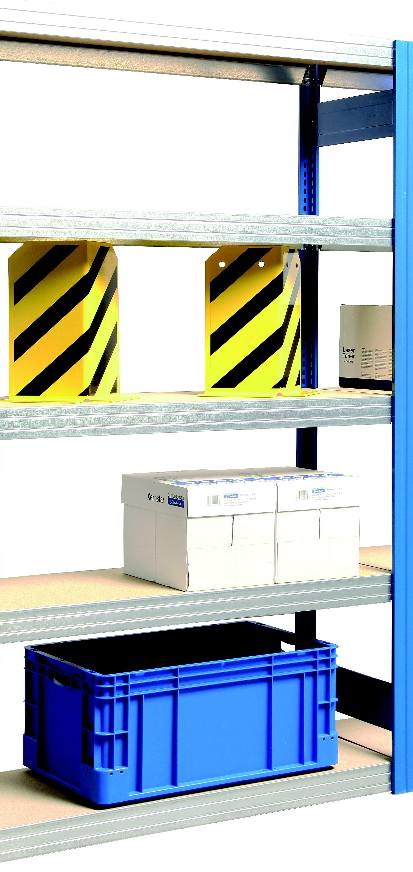 Anbauregal 2500x1285x600 mm HxBxT in diversen Farben
