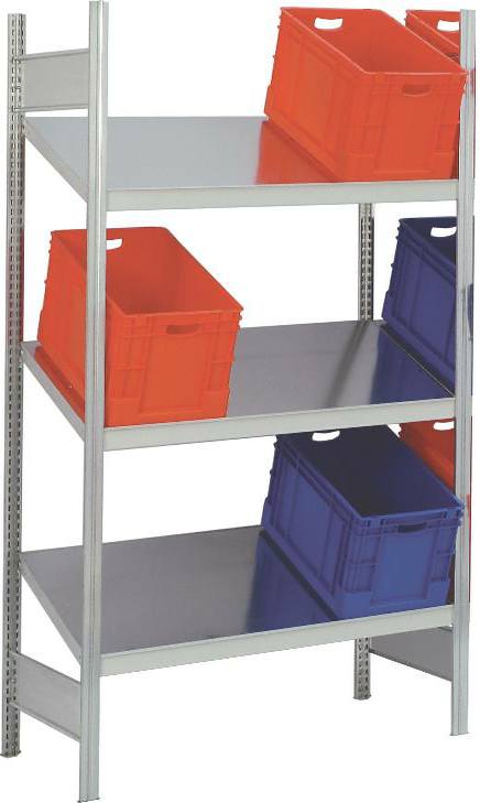 Schrägbodengrundregal 2000x875x600 mm HxBxT

