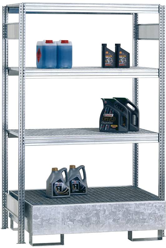 Umwelt-Grundregal Auffangwanne 210 l