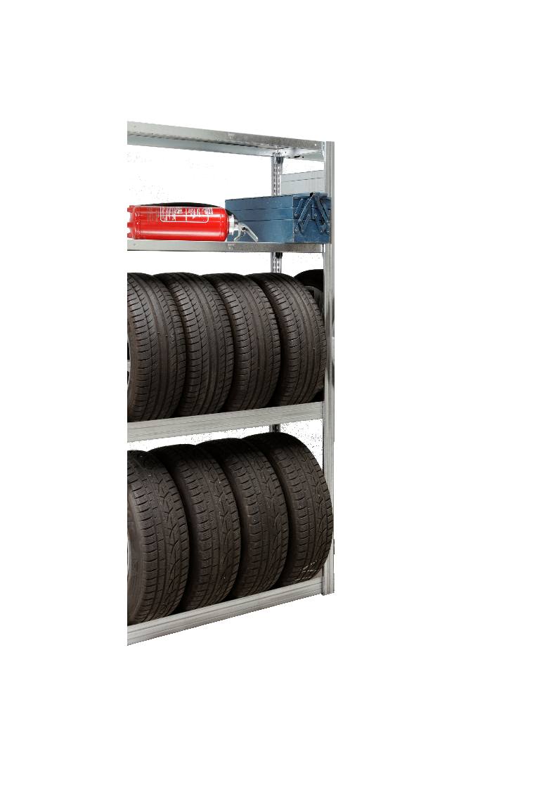 Garagen-Anbauregal 2000x1005x400 mm HxBxT